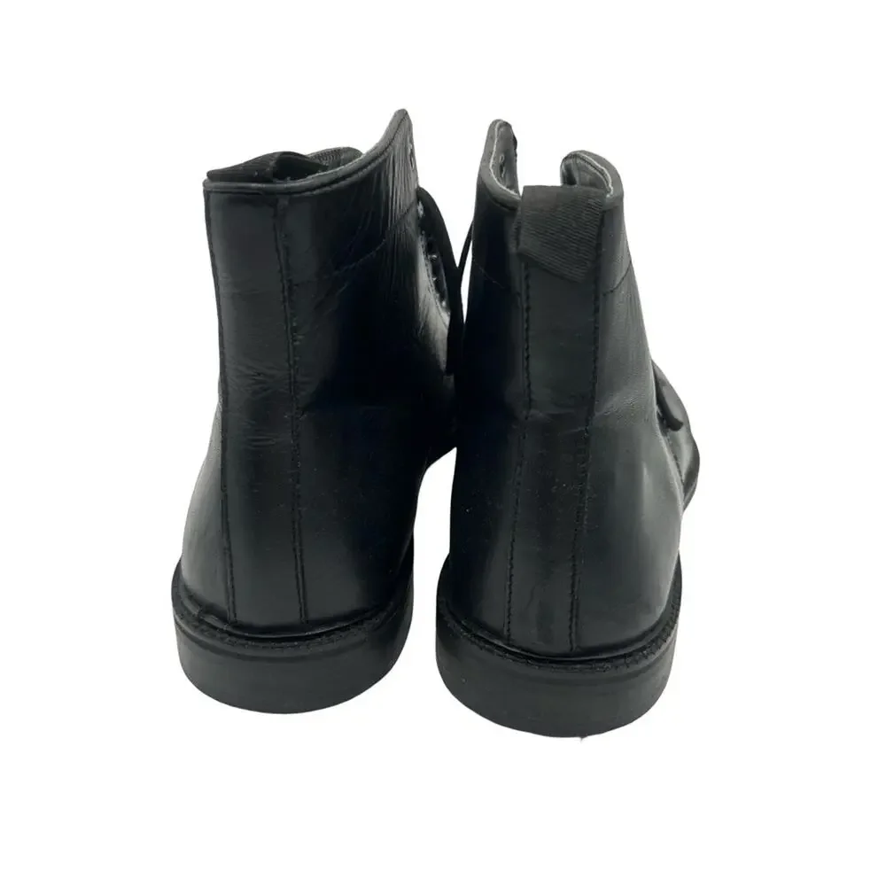 WALK LONDON - Men's Black Leather Lace Up Boots size 10 UK = US11